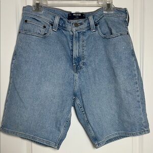 Hollister Men’s Denim Shorts Loose Epic Flex Light Size W32